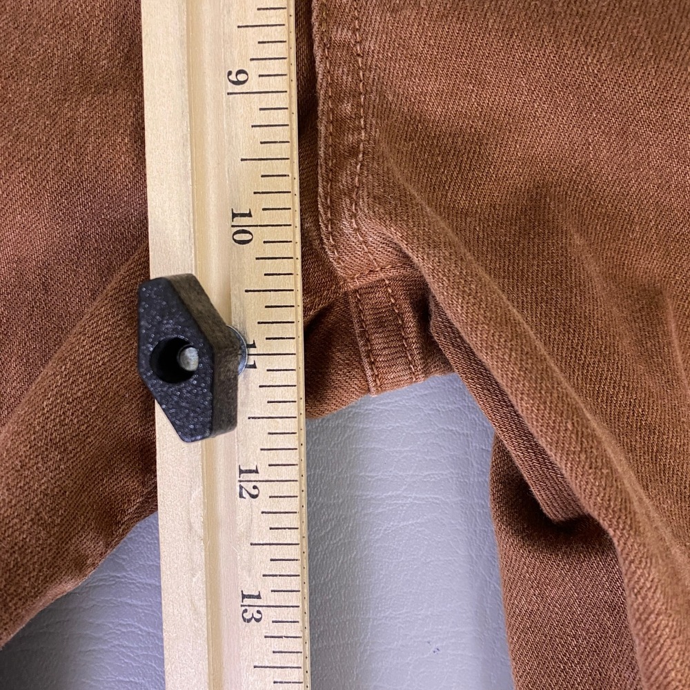 Veronica Beard Maera Skinny High Rise Jeans Size 27/4 Brown Stone Button Fly * - Picture 9 of 15
